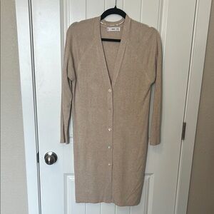 Mango Light Tan Knit Sweater